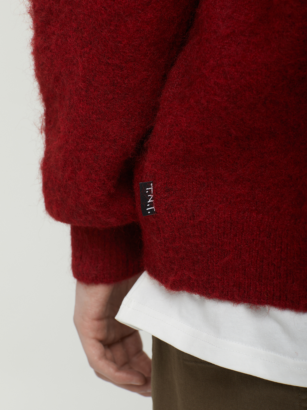 Мужской Кардиган Вязаный Hairy Knit