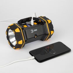 Светодиодный фонарь ЭРА Рабочие Практик PA-808 прожекторный аккумуляторный многофункциональный IP40 15W