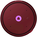 Умная колонка Yandex Станция Мини с часами Алиса красный 10W 1.0 BT 10м (YNDX-00020R)