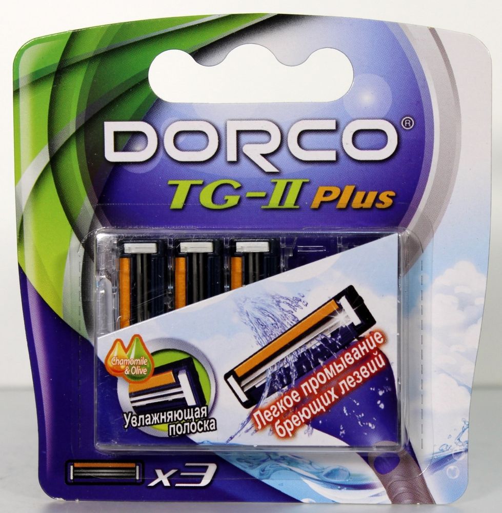 Dorco кассеты мужские &quot;TG-II Plus&quot; NEW 3шт