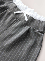 Брюки школьные с высокой талией для девочки Next AN5-956, Серый