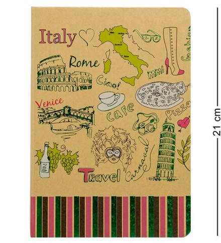 BM-16/4 Блокнот бол. «Вокруг света» (крафт-обложка)