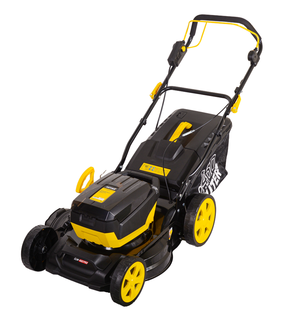 Газонокосилка аккумуляторная Huter CLM-460 PRO (самоходная, с АКБ 4 А/ч и З.У. в комплекте)