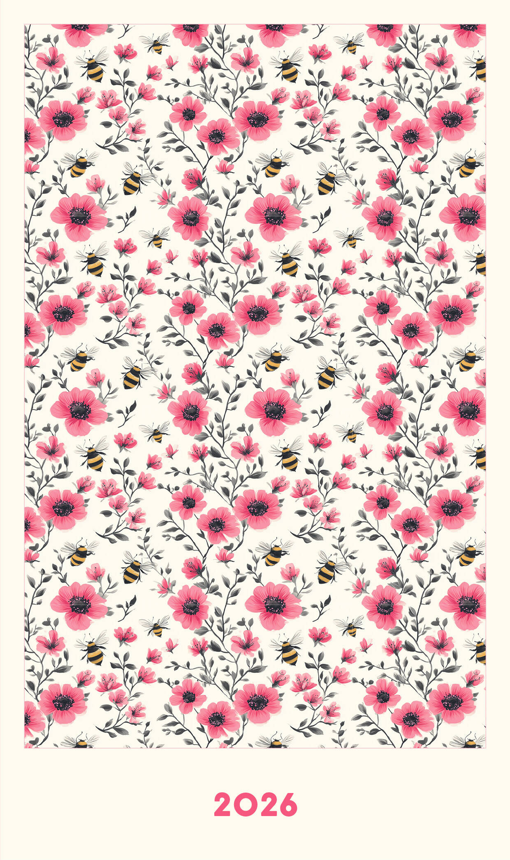 Мини ежедневник. Пчелы в кустах (А6, 80 л., мягкая обложка)