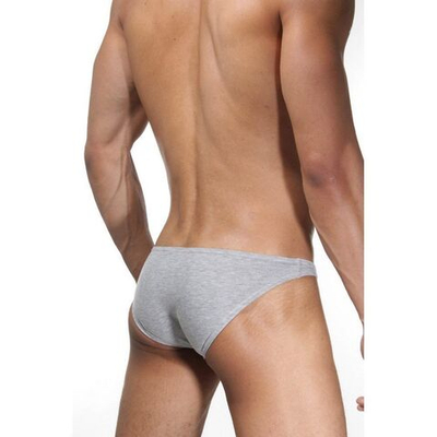 Серые хлопковые слипы (Размер: XL) (Цвет: серый)