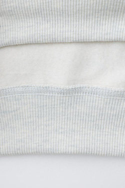 ZARA ТОЛСТОВКА С НАДПИСЬЮ В СТИЛЕ ПРЕППИ, СЕРЫЙ МЕЛАНЖ