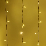 Гирлянда для улицы ЗАНАВЕС «Мерцание» ш3м* в2,5 м 480 ламп LED, белый.пров, 1 реж, IP-65, Теплый белый (возможность соединения)
