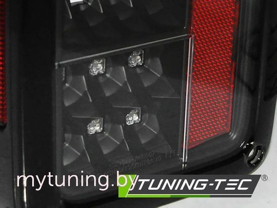 Задние фонари для Jeep Wrangler JK (07-18) LED черные светлые