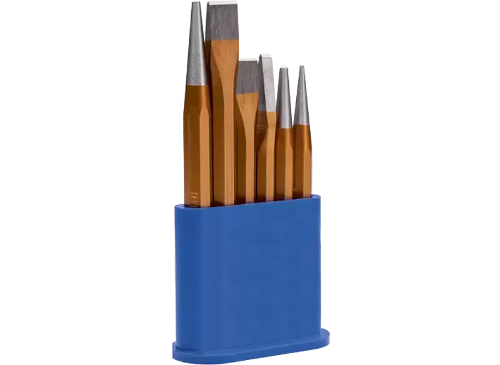 NWS Набор зубил, пробойников, кернов (6 шт)