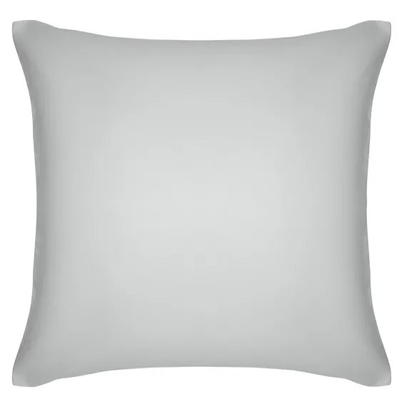 Набор из двух наволочек  из умягченного сатина серого цвета Essential 70х70 см