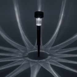 SL-PL30 ЭРА Садовый светильник на солнечной батарее, пластик, черный, 30 см