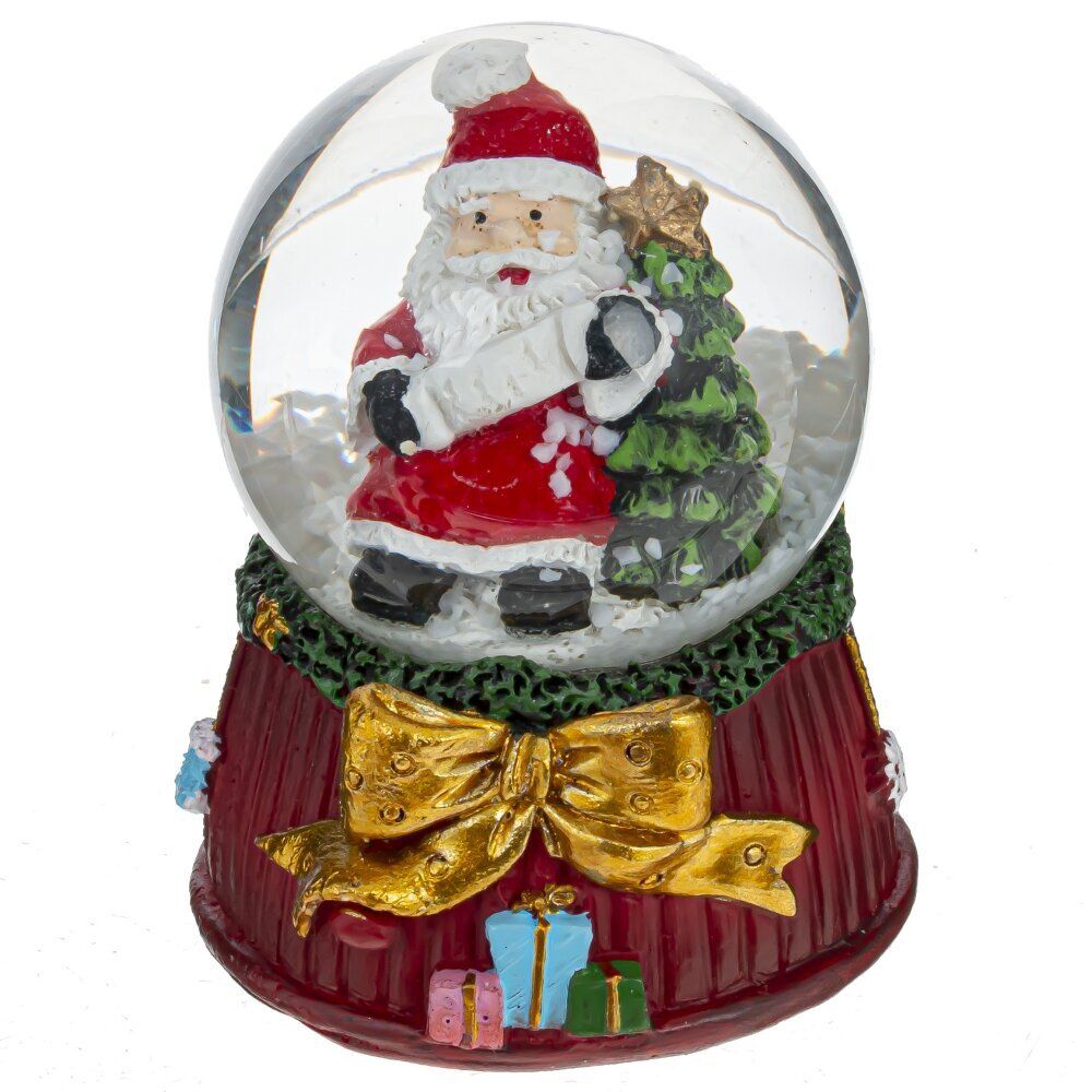 GAEM Фигурка декор в стекл шаре "Дед Мороз", D 4.5 см, L5 W5 H6 см, 4в.