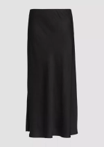 Расклешенная атласная юбка s.Oliver на резинке