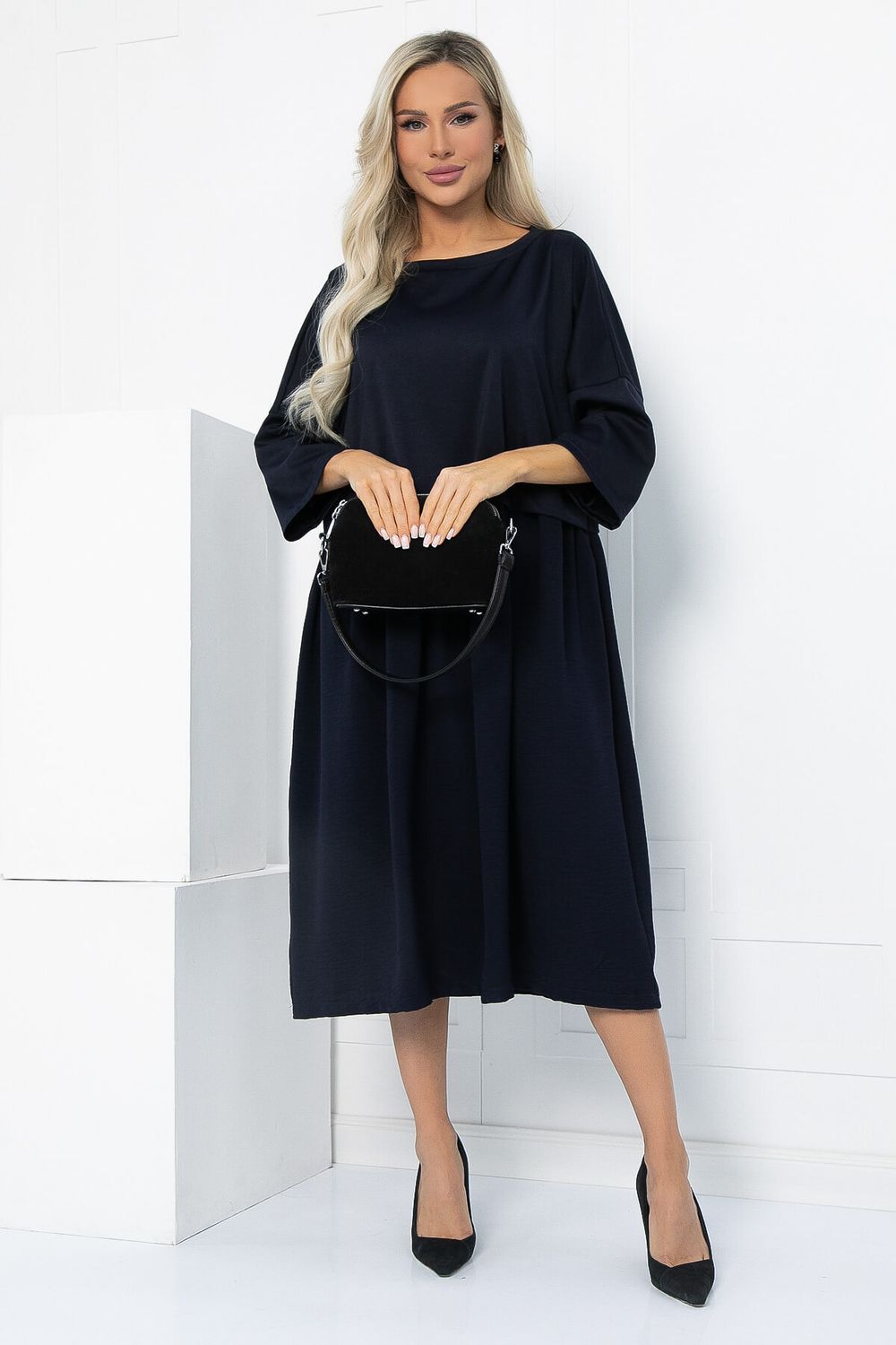 Платье бохо (синее) П12767-10М LT Collection