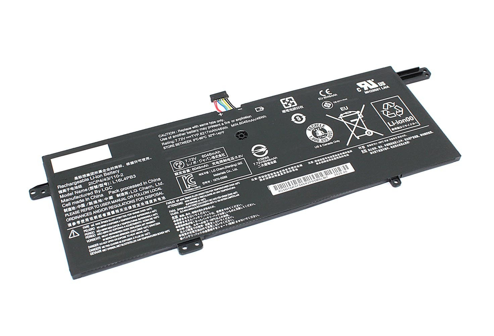 Аккумуляторная батарея для ноутбука Lenovo Ideapad 720S-13ARR (L16C4PB3) 7.72V 6217mAh