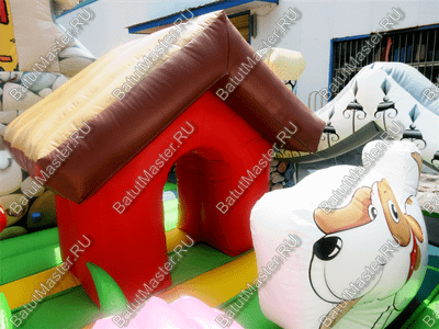 Коммерческий надувной батут "Терем" 6*6*4 м