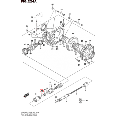 Suzuki 09280-26006-0000 Кольцо уплотнитель D3.1 и D26.4  DF40-140  1шт Оригинал