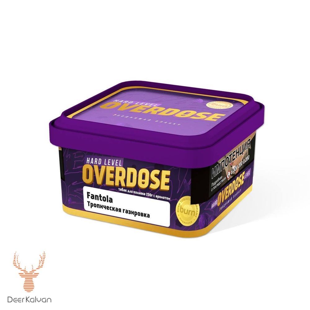 Overdose &quot;Fantola&quot; (Тропическая Газировка) 200 гр.