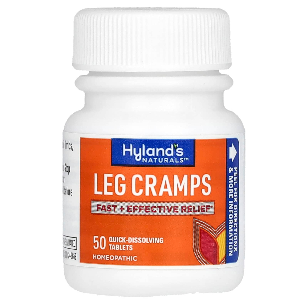 Hyland's Naturals, Судороги ног, 50 быстрорастворимых таблеток