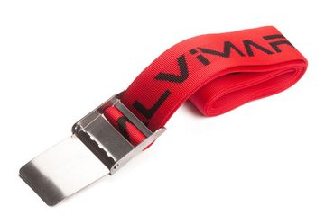 Нейлоновый грузовой ремень Salvimar красный с пряжкой из нержавеющей стали