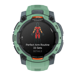 Спортивные часы Garmin Instinct 3, 45 мм, AMOLED, силиконовый ремешок цвета «южные тропики» Безель цвета «южные тропики», AMOLED-дисплей. Ремешок с классической застёжкой — на запястье обхватом 137–204 мм