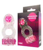 Прозрачное эрекционное кольцо Erowoman-Eroman (Цвет: прозрачный)