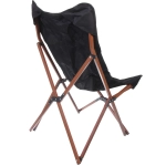 Кресло складное до 120 кг DC-6016, 52*63*90 см, цвет: чёрный, каркас алюминий, ТуристМастер