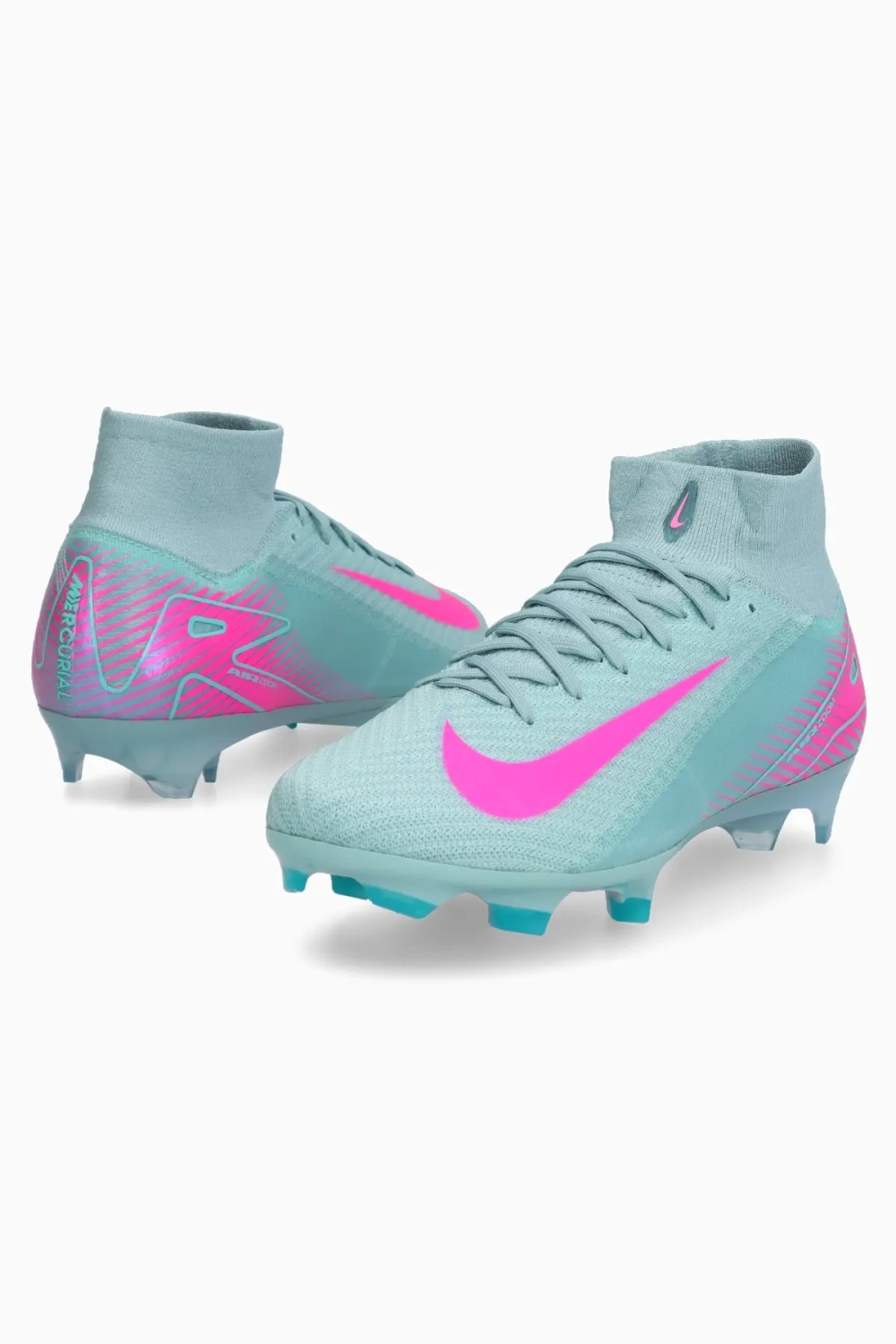 Бутсы Nike Zoom Mercurial Superfly 10 Elite FG - голубой