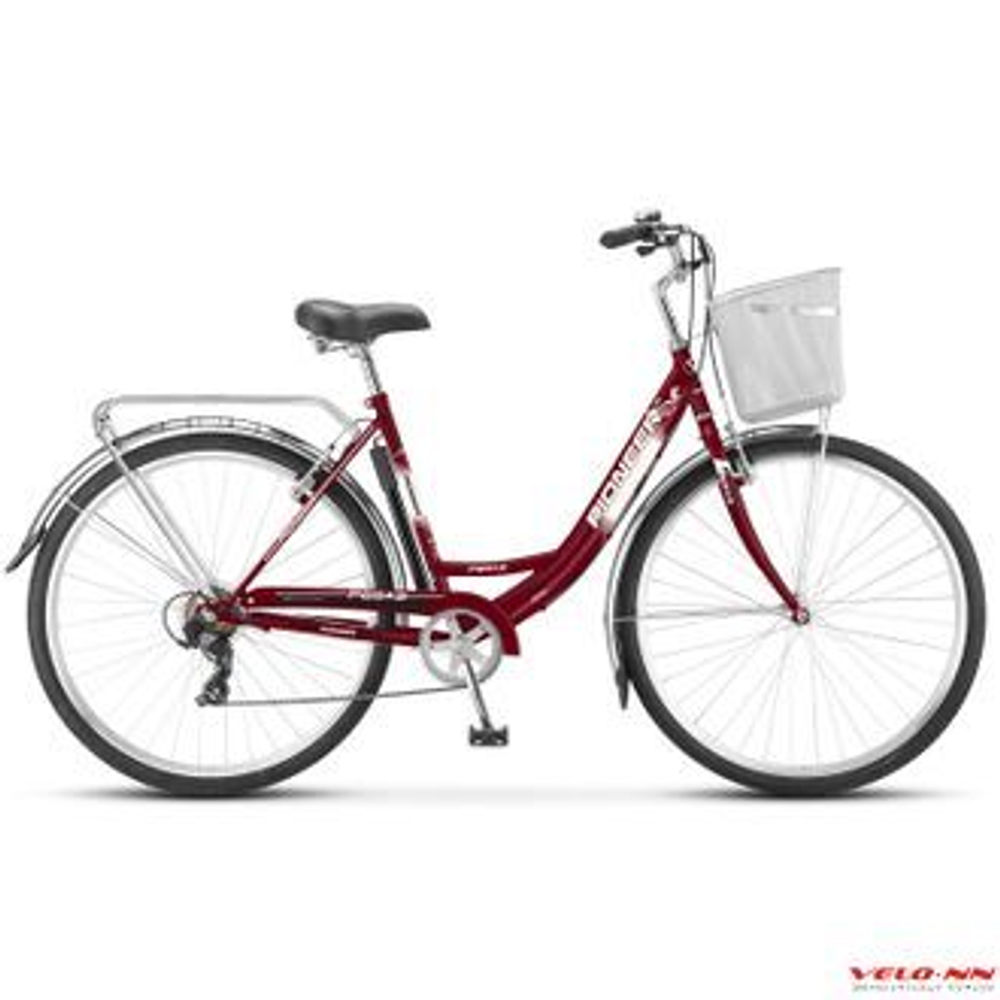 Велосипед PIONEER Pegas 28"/18" 2020-2021 вишневый