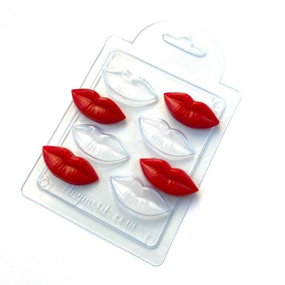 Пластиковая форма для шоколада "Губы Мини"