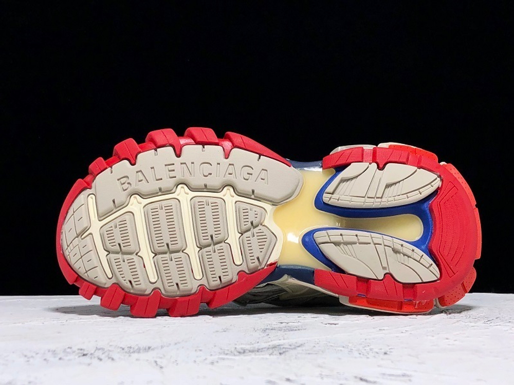 Balenciaga Track.2 Beige Blue Red