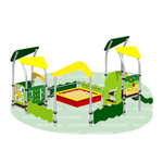 Песочный дворик с горкой Romana 109.38.01