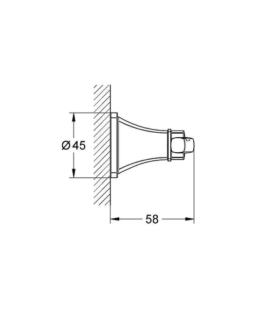 Двойной крючок Grohe Grandera 40631GN0 Холодный рассвет матовый
