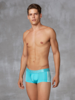 Мужские трусы-хипсы с лампасами Doreanse Sport (Размер: M) (Цвет: бирюзовый)