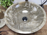 Раковина из оникса Bowl Grey Small TinLip BO-60912 40*40*15