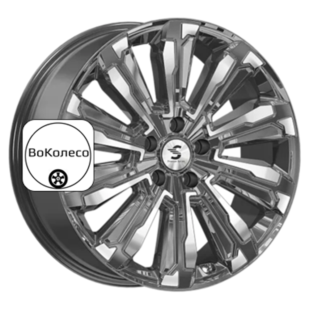 8x20/5x108 ET45 D63,35 HUMBER (КР1061) Diamond Gloss Graphite Premium Series