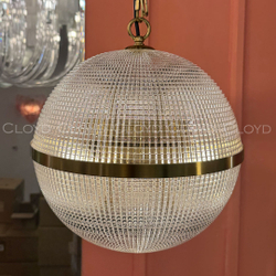 Подвесной светильник Cloyd BEHAIM P3 / Ø30 см - латунь (арт.11693)