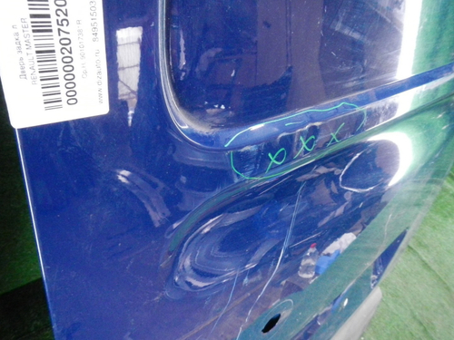Дверь багажника левая Renault Master 3 (2010-н.в.)