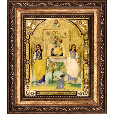Одигитрия Святогорская. Старинная икона Божией Матери.