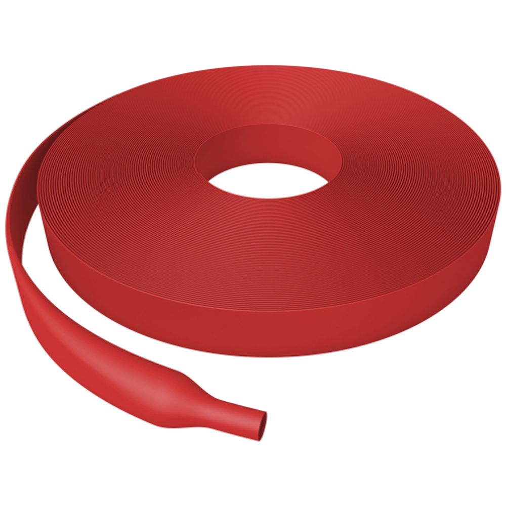 Термоусадочная трубка ЭРА NO-224-306 ТТУ нг-LS 12/6 красная (рулон 100 метров)