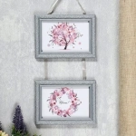 Фоторамка-коллаж 10*15см-2шт L-2 Серебро