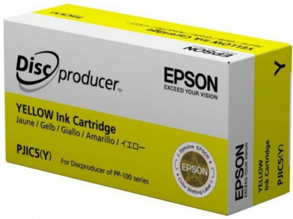 Картриджи Epson Discproducer Ink PJIC7(Y) желтый (yellow) Картриджи Epson Discproducer Ink PJIC7(Y) желтый (yellow)