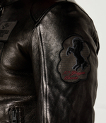 Кожаная куртка MOTOCICLISTA Aeronautica Militare - черный(PN954PL147)