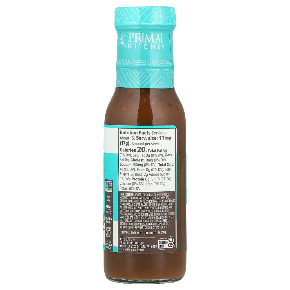 Primal Kitchen, соус и маринад, «Айлендский терияки», 256 г (9 унций)