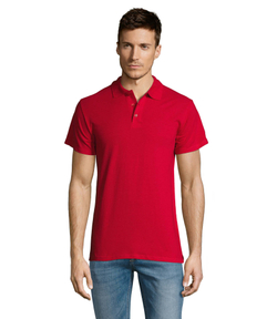Поло SUMMER II, 100% хлопок, 170 грамм. Красный  XL