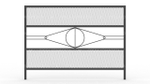 Забор из сетки рабицы ZBR0172