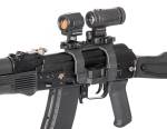 Боковой быстросъемный кронштейн SAG AK TAC с Picatinny/ACOG на Сайга, АК, АКМ, АК47, ВПО и аналоги
