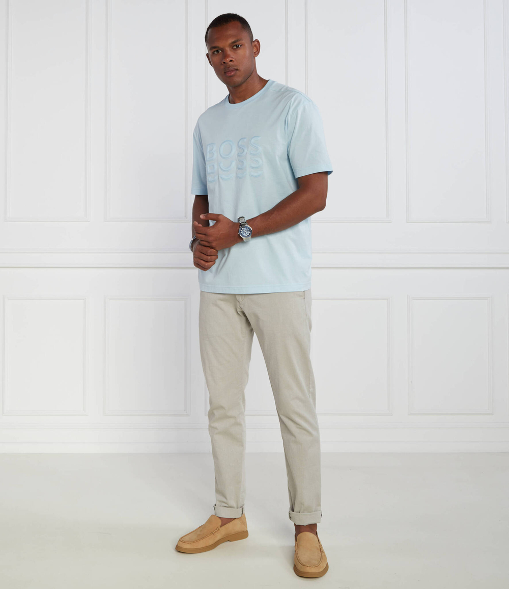 Футболка Tee 3 BOSS GREEN - голубой(50495876)