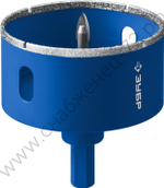 ЗУБР АГК d 102 мм (центр. сверло, трехгр. хвост, Р60), Алмазная коронка, Профессиона (29850-102)