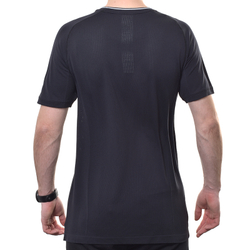 Мужская теннисная футболка Wilson Players Seamless Crew 2.0 - black